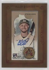2023 Topps Allen & Ginter Framed Mini Autographs Cal Stevenson #MA-CSTE card