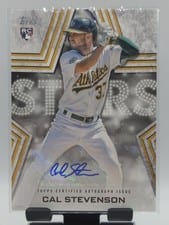 2023 Topps Baseball Stars Autographs (Series 2) Cal Stevenson #BSA-CST card