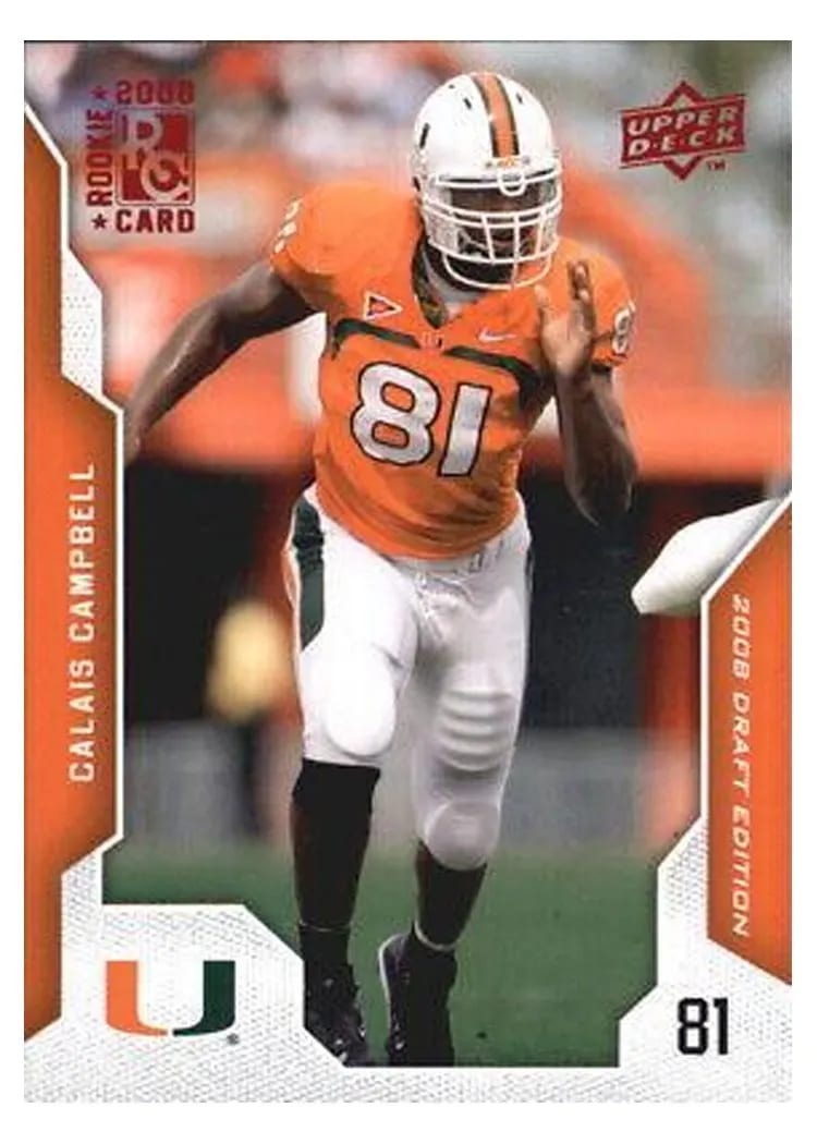 2008 Upper Deck Draft Edition Calais Campbell #11 card