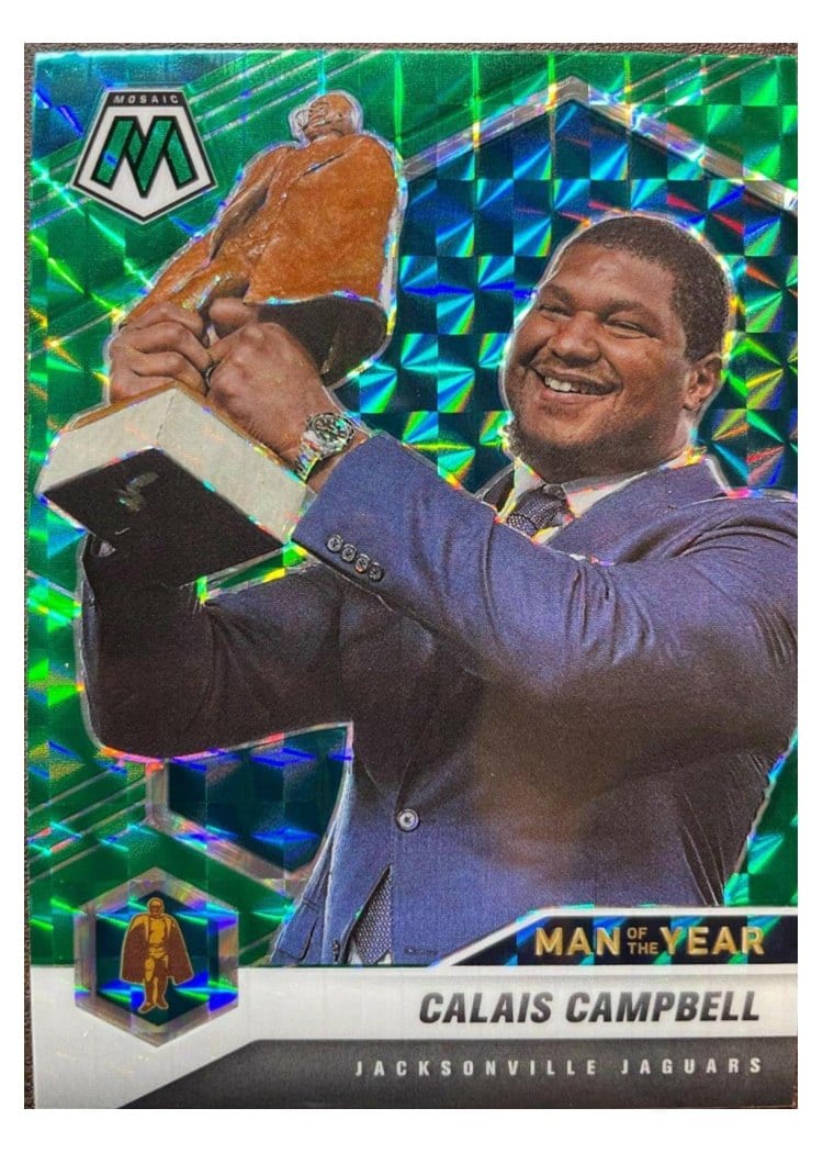 2021 Panini Mosaic Base Set Calais Campbell #270 card