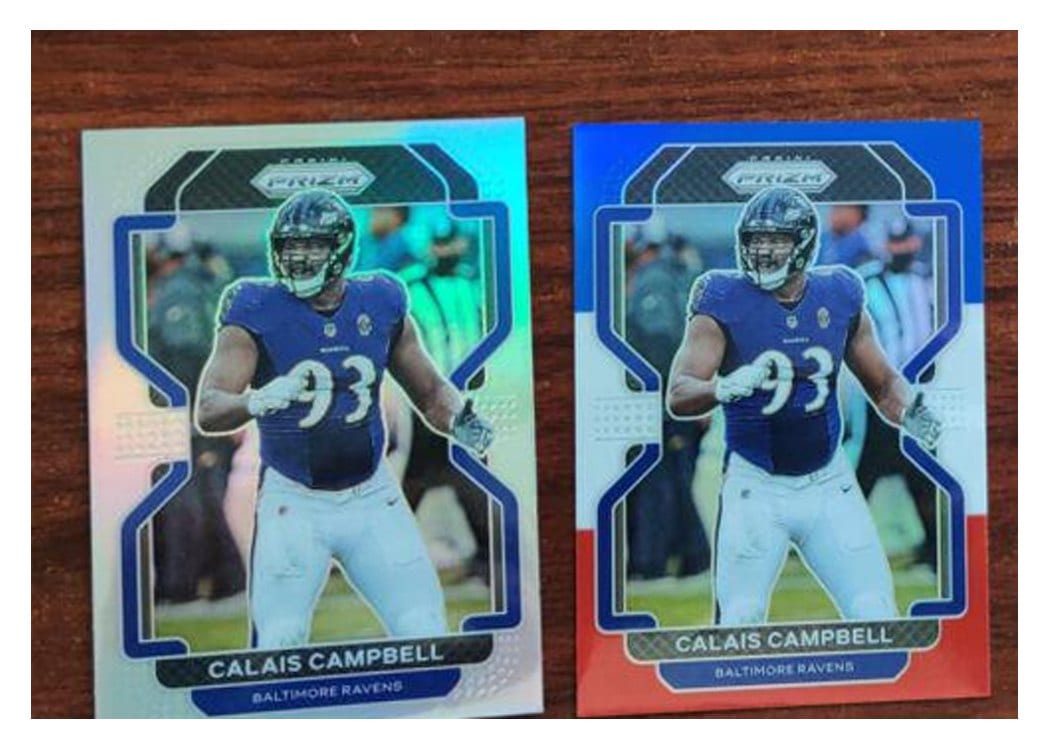 2021 Panini Prizm Base Set Calais Campbell #284 card