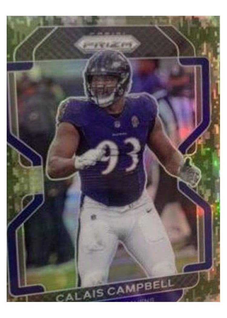 2021 Panini Prizm Base Set Calais Campbell #284 card