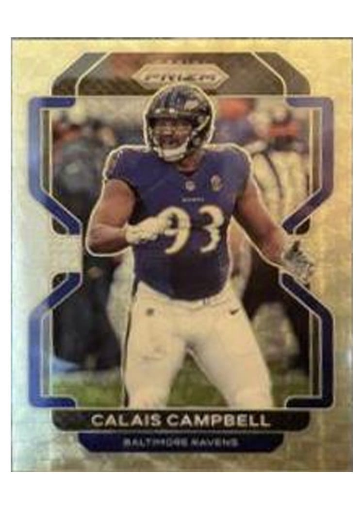 2021 Panini Prizm Base Set Calais Campbell #284 card