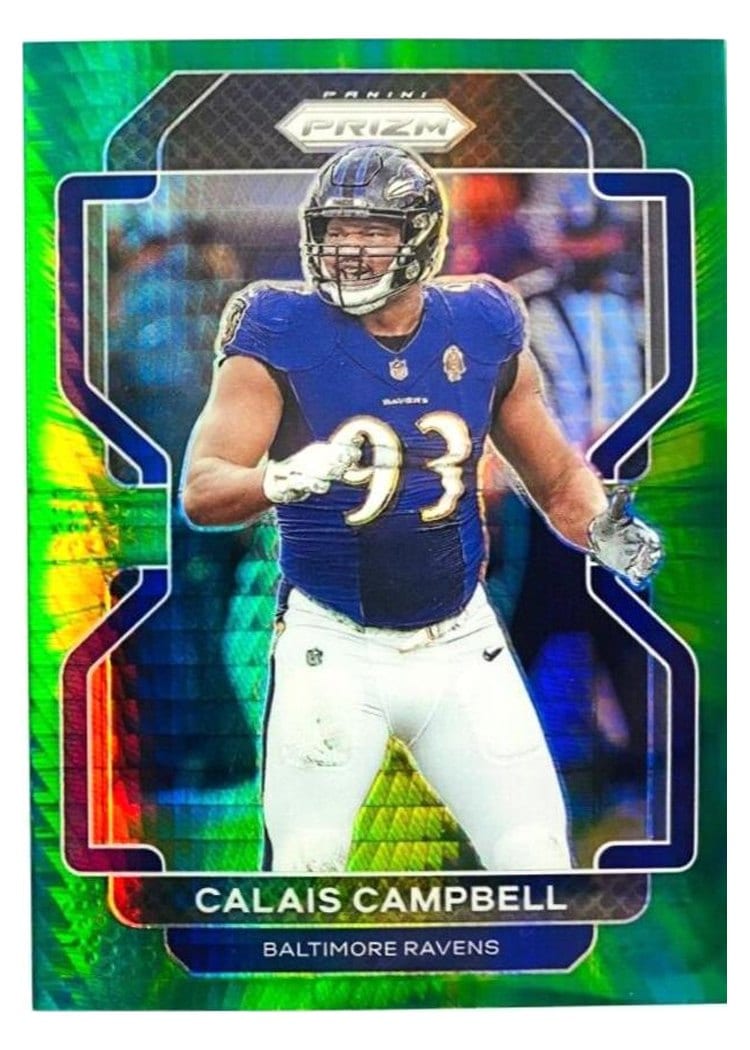 2021 Panini Prizm Base Set Calais Campbell #284 card
