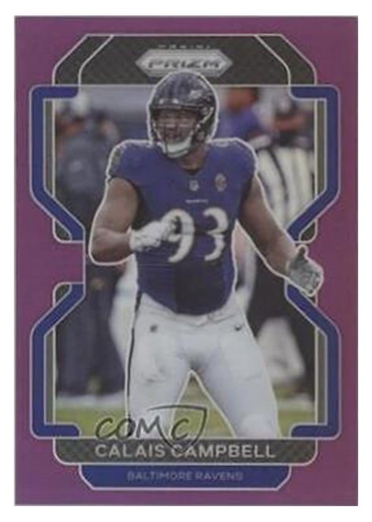 2021 Panini Prizm Base Set Calais Campbell #284 card