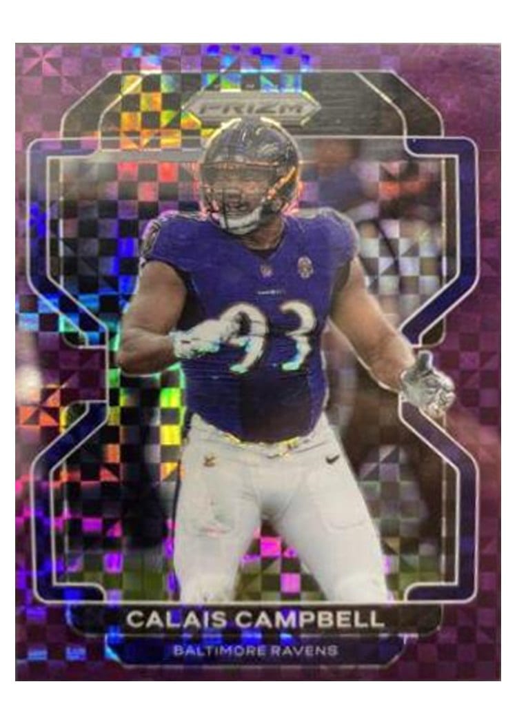 2021 Panini Prizm Base Set Calais Campbell #284 card