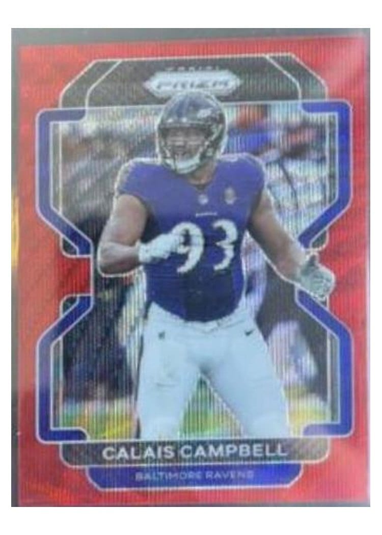 2021 Panini Prizm Base Set Calais Campbell #284 card