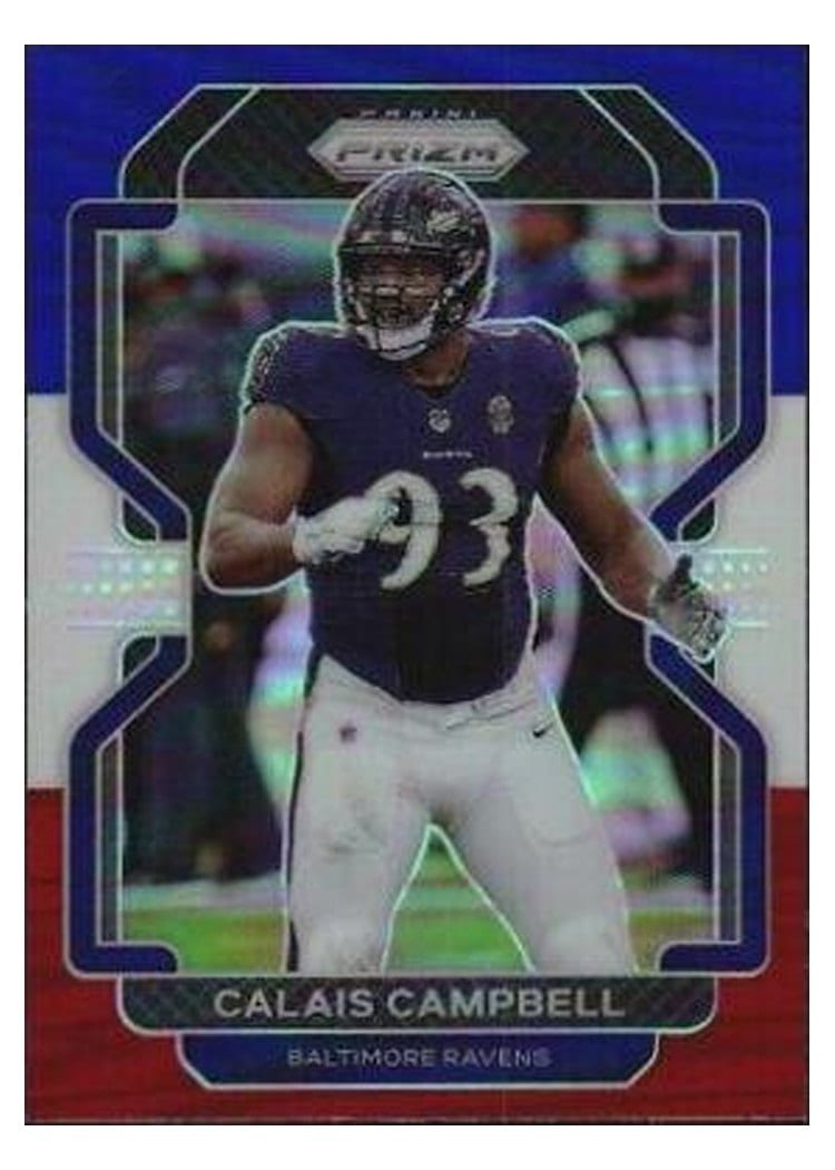 2021 Panini Prizm Base Set Calais Campbell #284 card