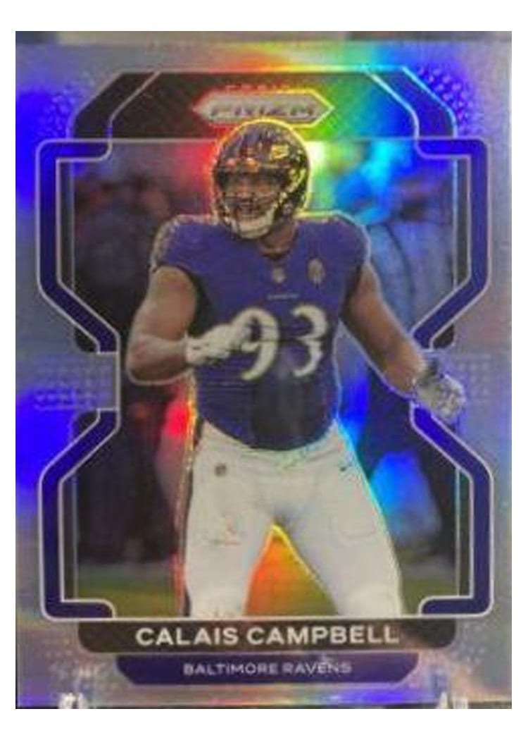 2021 Panini Prizm Base Set Calais Campbell #284 card