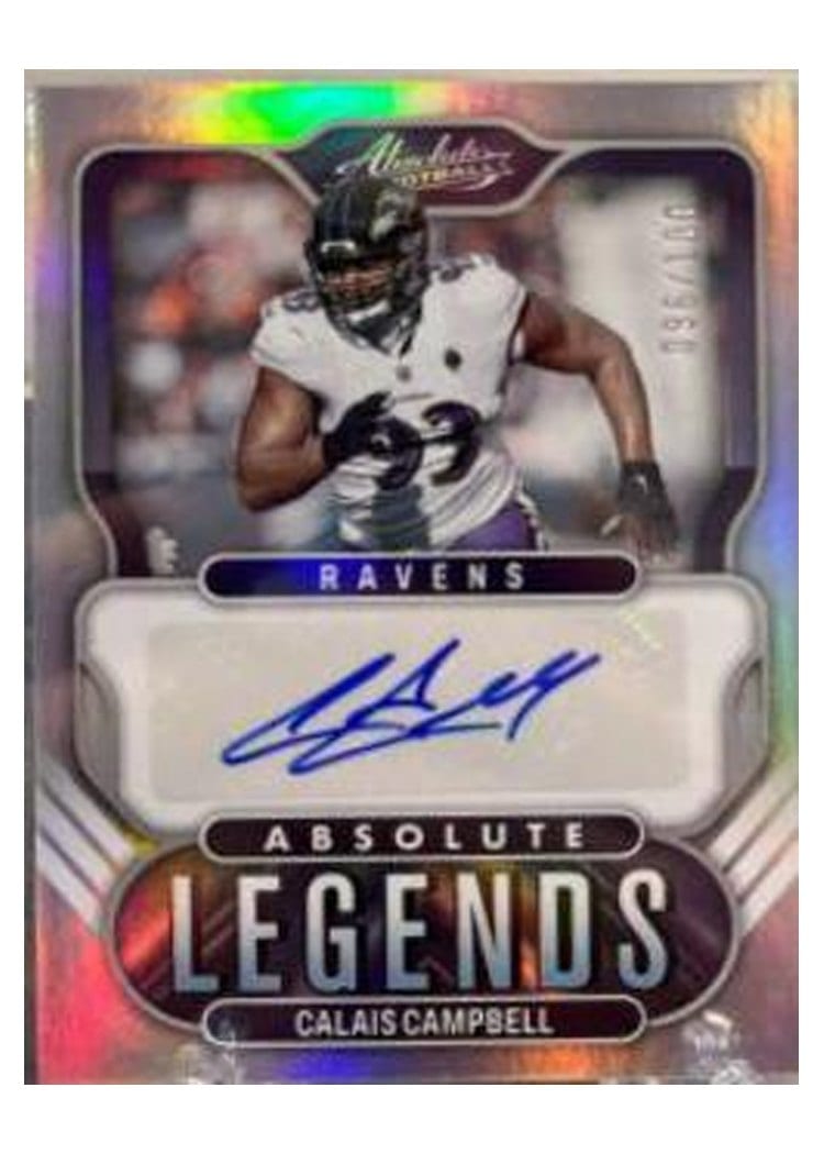 2022 Panini Absolute Absolute Legends Calais Campbell #AL-CC card