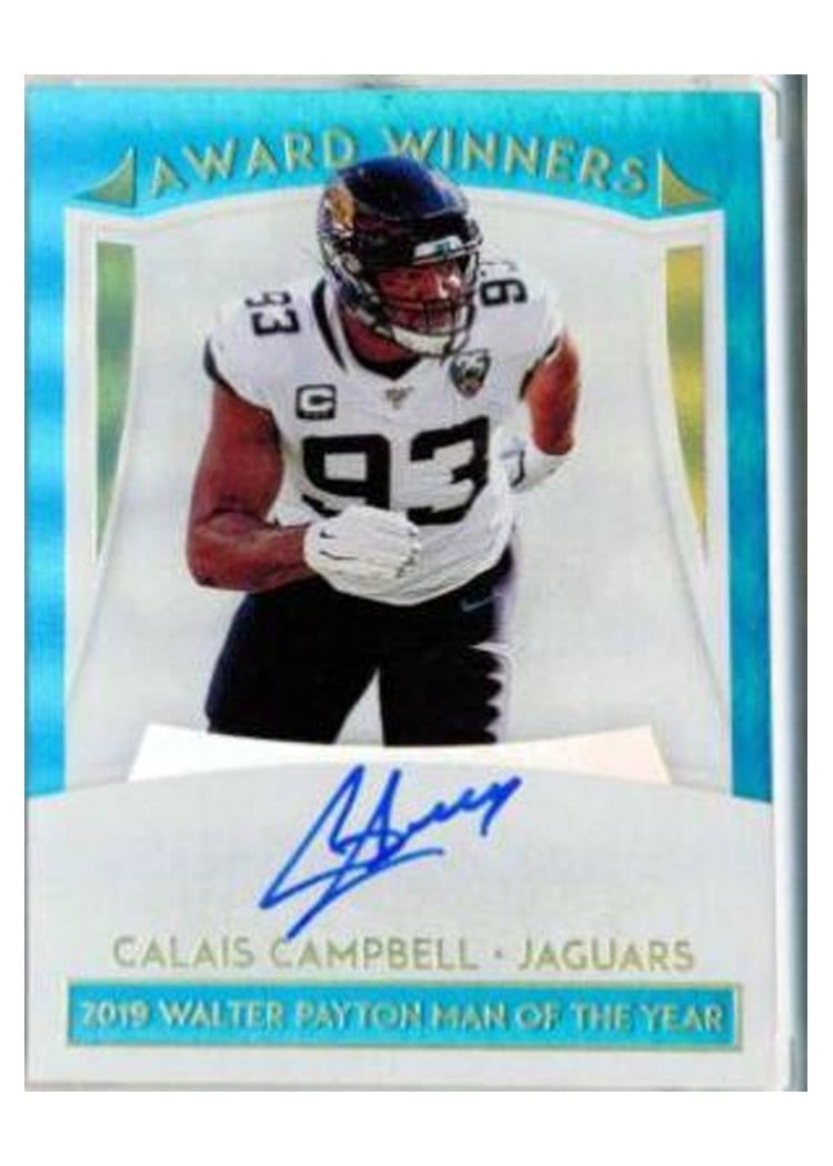 2022 Panini Prestige Award Winners Autographs Calais Campbell #AWA-CC card