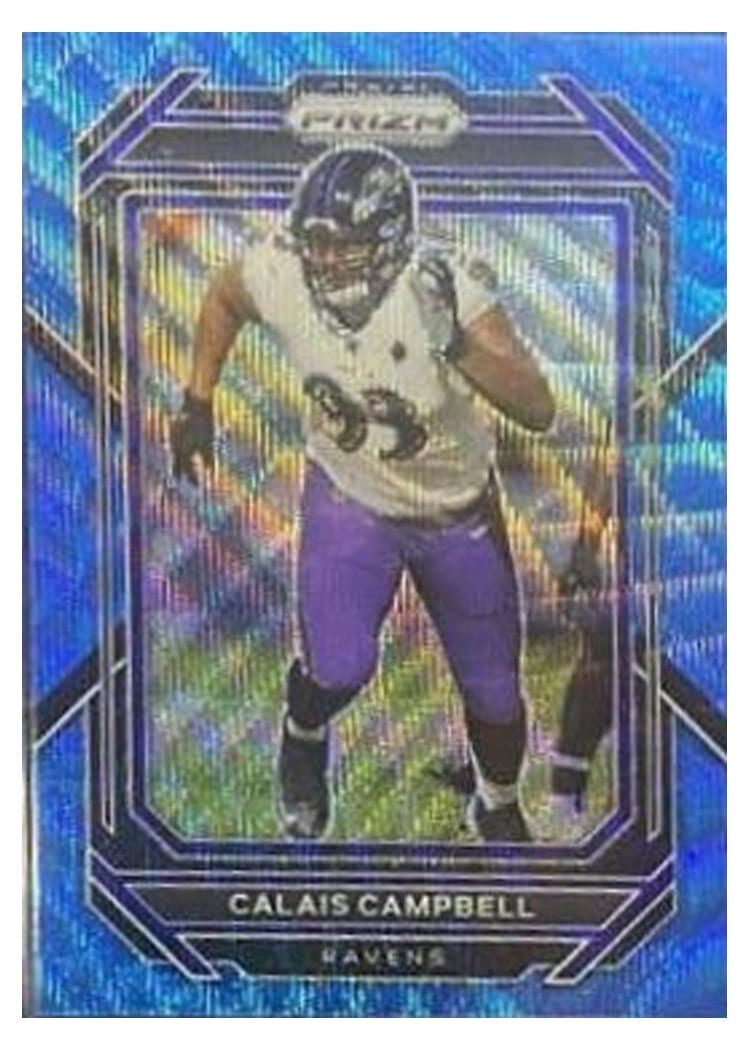2022 Panini Prizm Base Set Calais Campbell #25 card