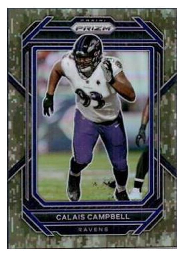 2022 Panini Prizm Base Set Calais Campbell #25 card