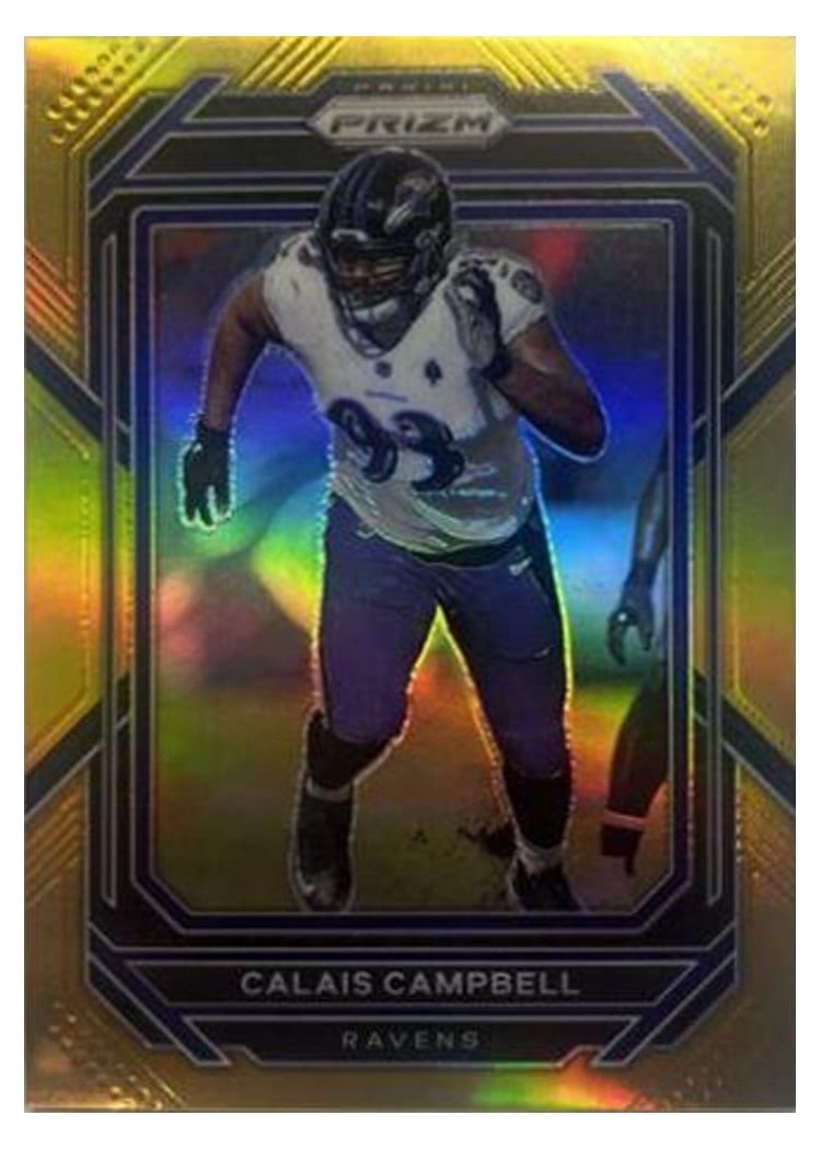 2022 Panini Prizm Base Set Calais Campbell #25 card