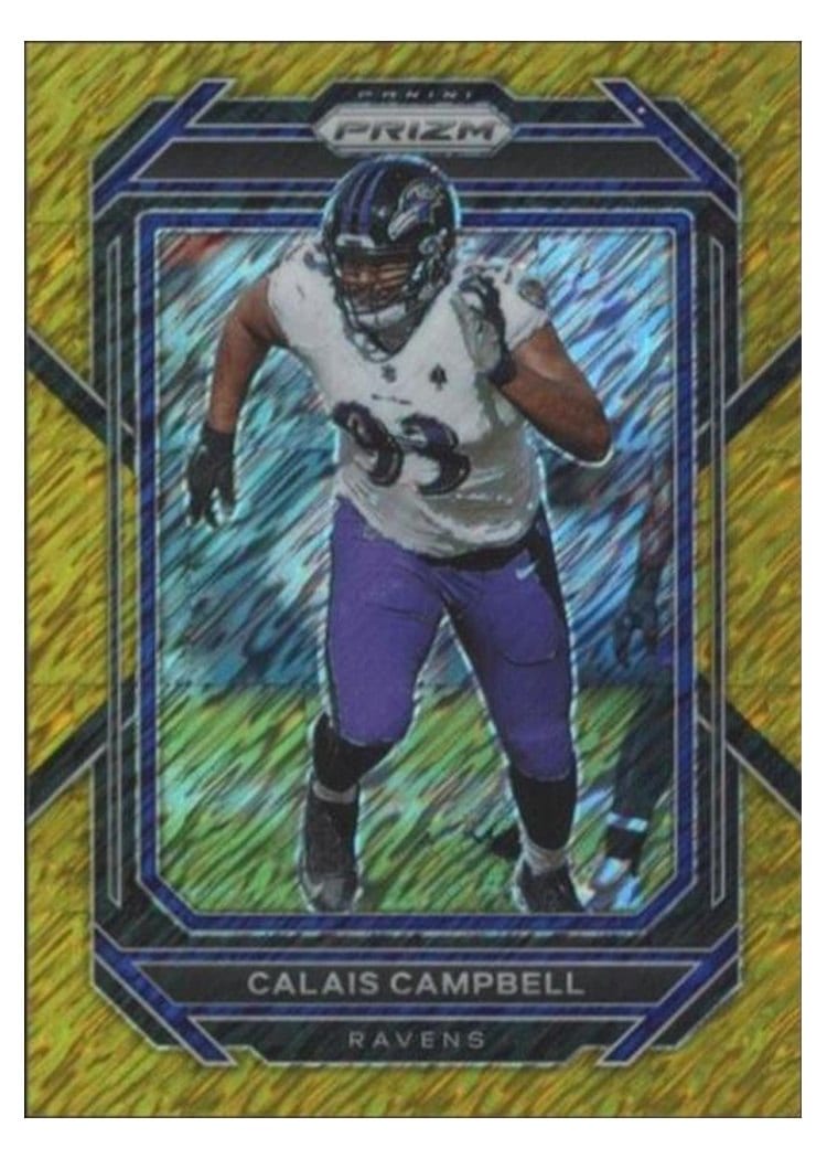 2022 Panini Prizm Base Set Calais Campbell #25 card