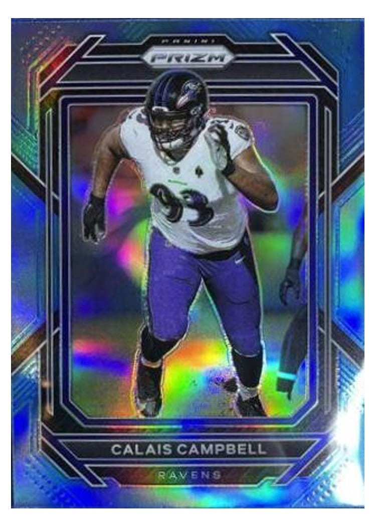 2022 Panini Prizm Base Set Calais Campbell #25 card