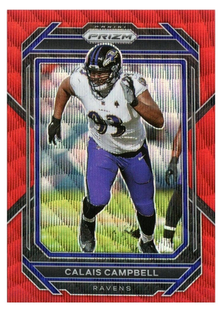 2022 Panini Prizm Base Set Calais Campbell #25 card