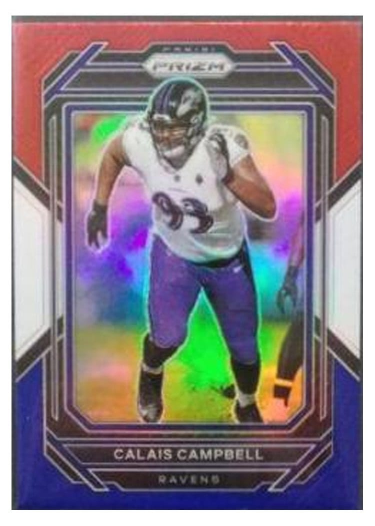 2022 Panini Prizm Base Set Calais Campbell #25 card