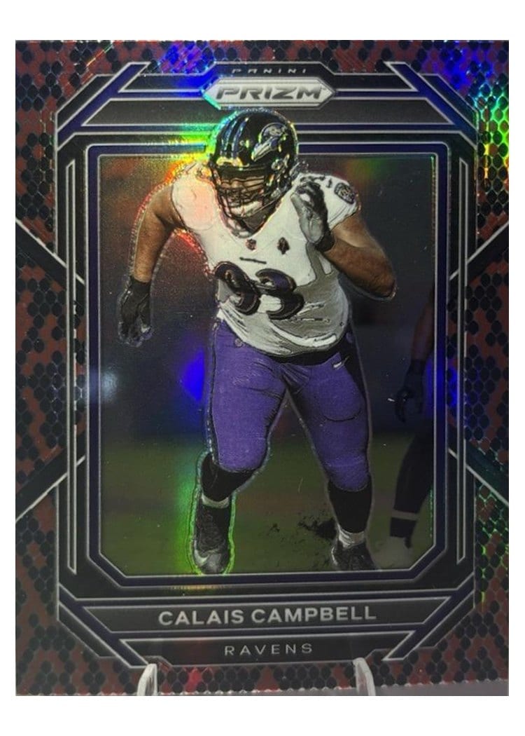 2022 Panini Prizm Base Set Calais Campbell #25 card