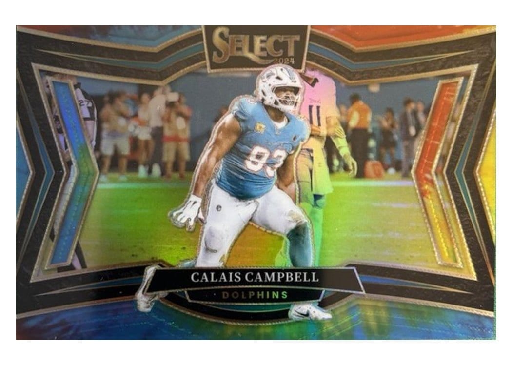 2024 Panini Select Base Set Calais Campbell #414 card