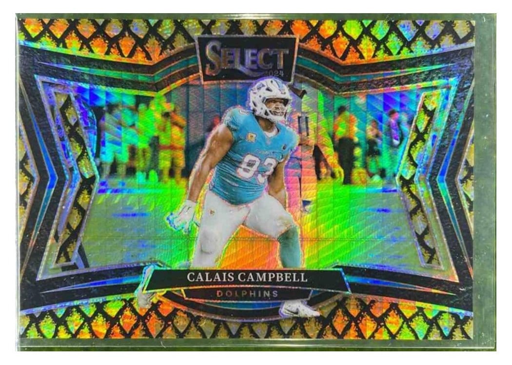 2024 Panini Select Base Set Calais Campbell #414 card