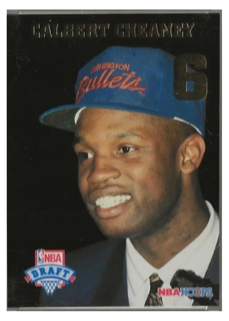 1993 Hoops Draft Redemption Calbert Cheaney #LP6 card