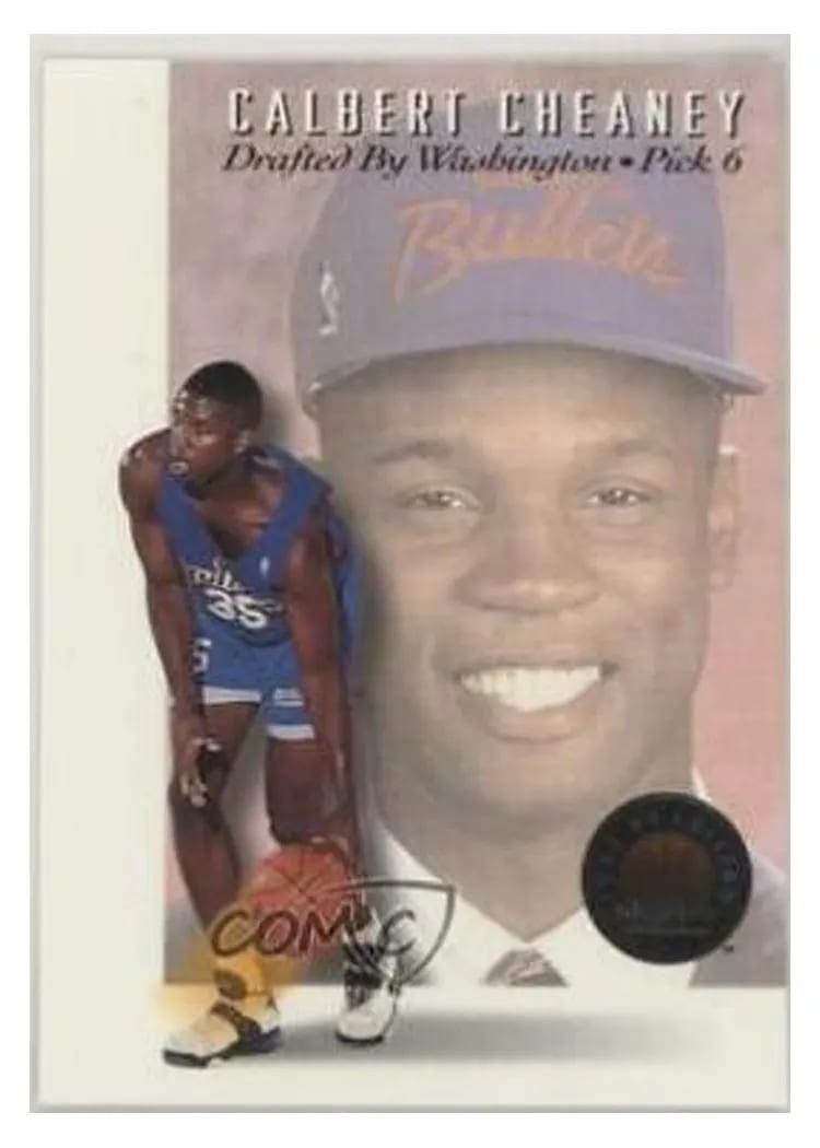 1993 Skybox Premium Draft Picks Calbert Cheaney #DP6 card