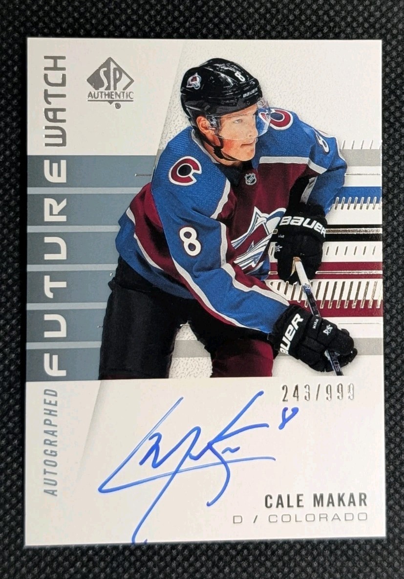 2019 SP Authentic Cale Makar #149 card