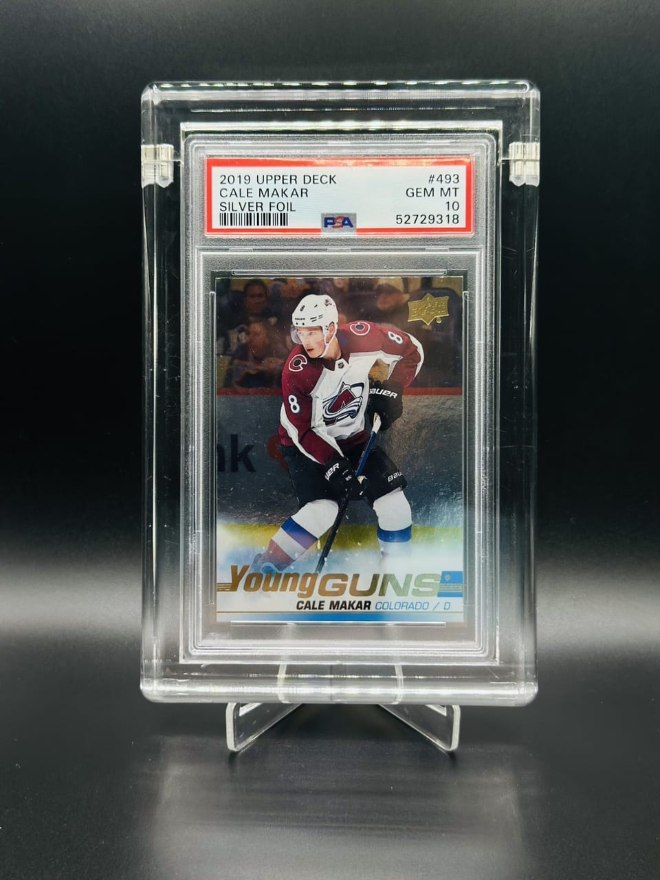 2019 Upper Deck Cale Makar #493 card