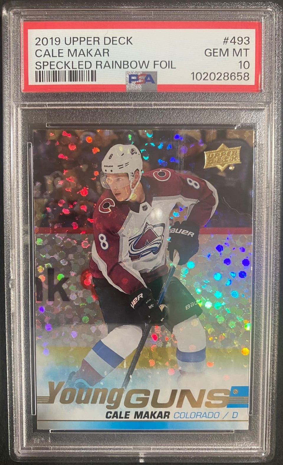 2019 Upper Deck Cale Makar #493 card