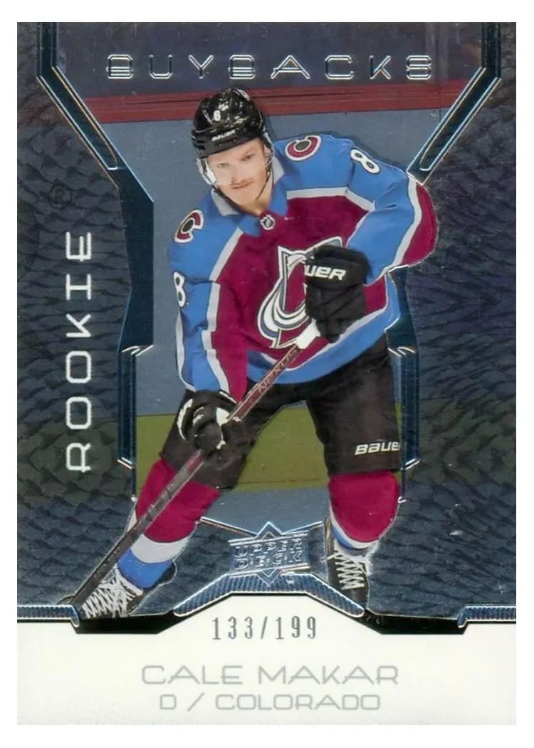2019 Upper Deck Buybacks Cale Makar #42 card