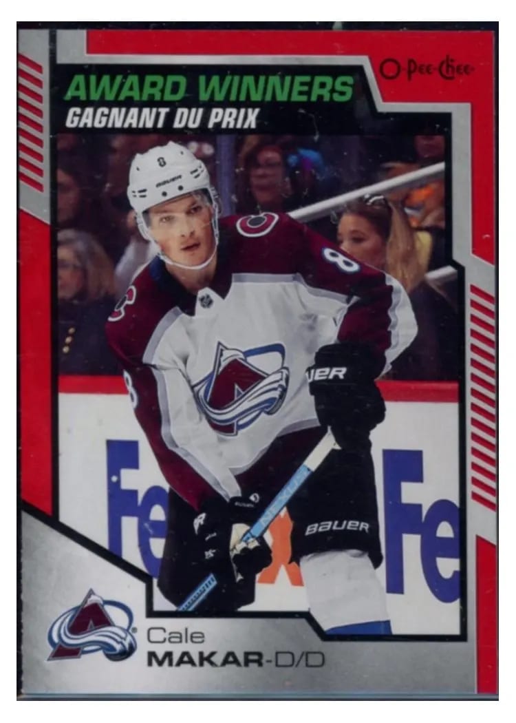 2020 Upper Deck O-Pee-Chee Update Cale Makar #603 card