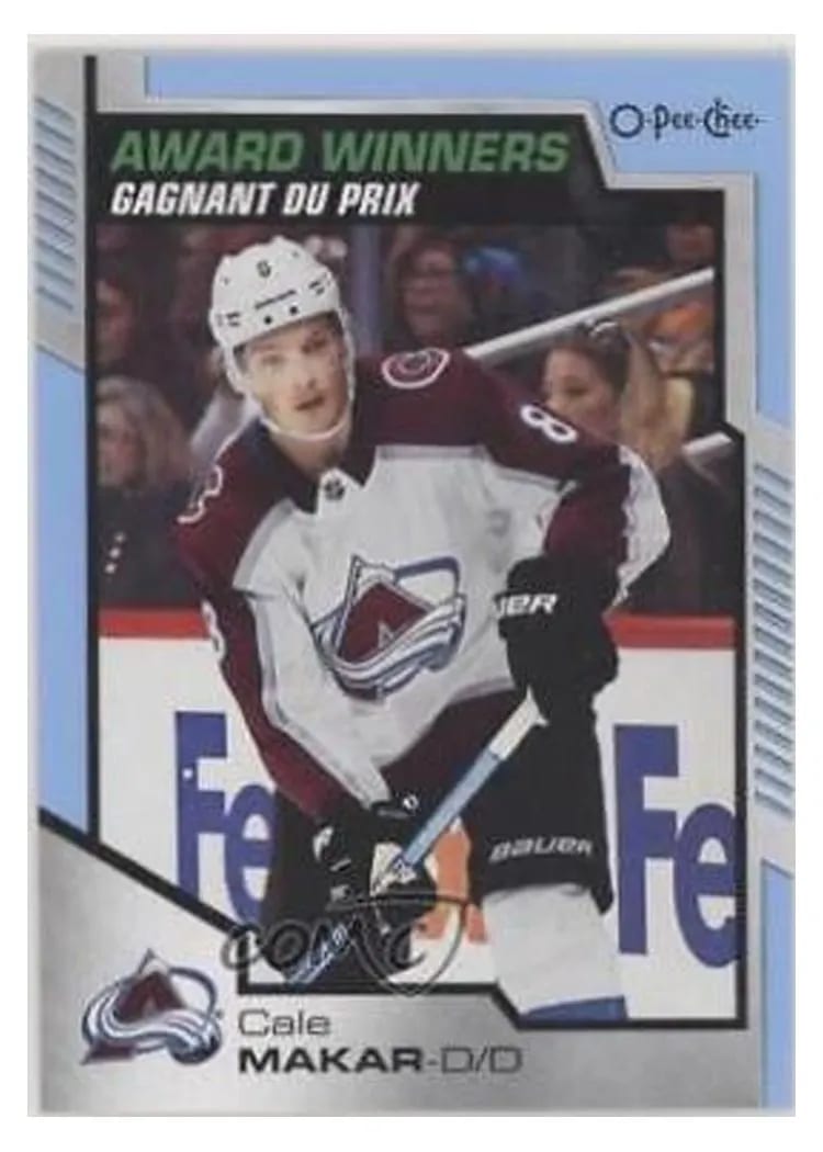 2020 Upper Deck O-Pee-Chee Update Cale Makar #603 card