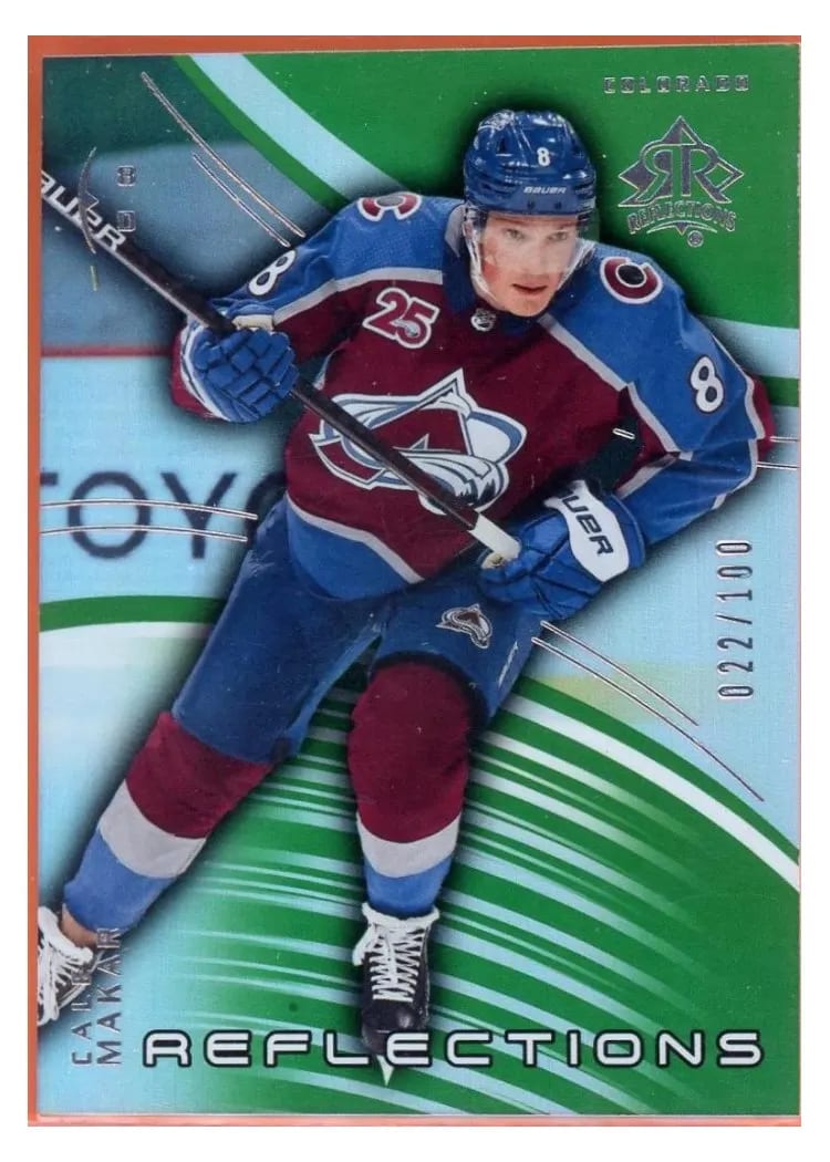 2020 Upper Deck Triple Dimensions Reflections Cale Makar #13 card