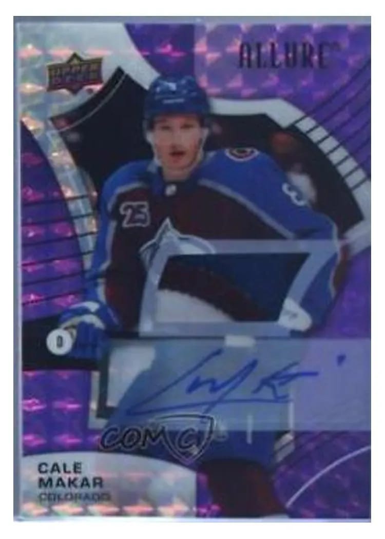 2021-22 Upper Deck Allure Base Set Cale Makar #8 card