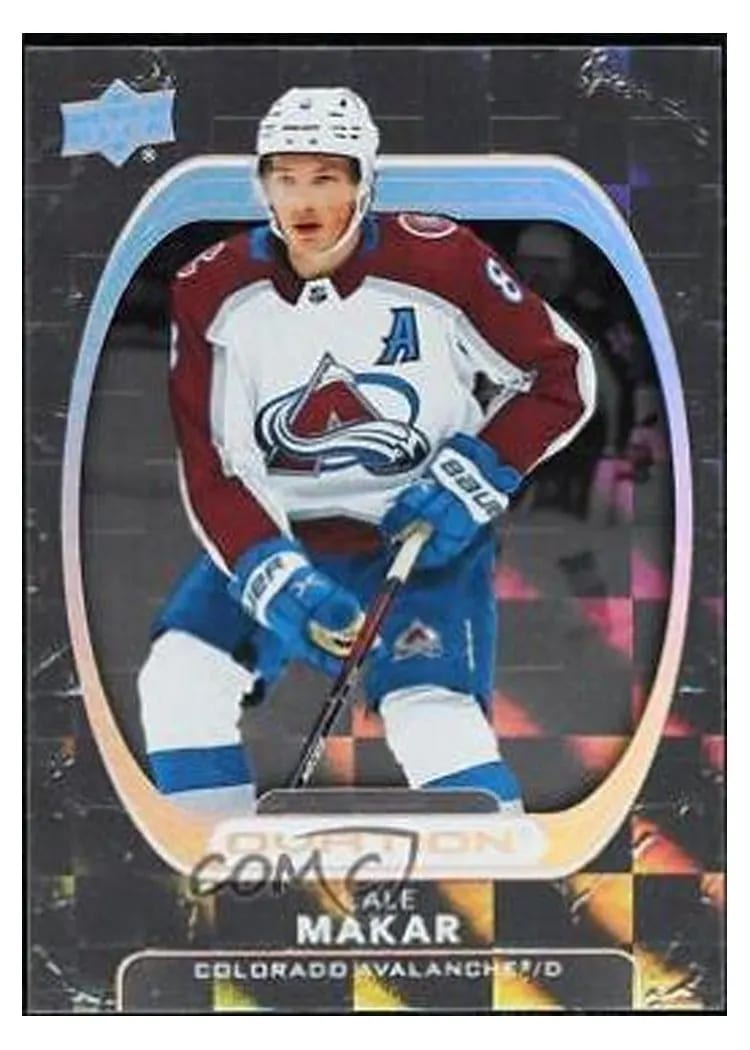 2021-22 Upper Deck Ovation Base Set Cale Makar #18 card