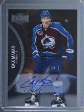 2021 Skybox Metal Universe Cale Makar Silver Autograph #45 card