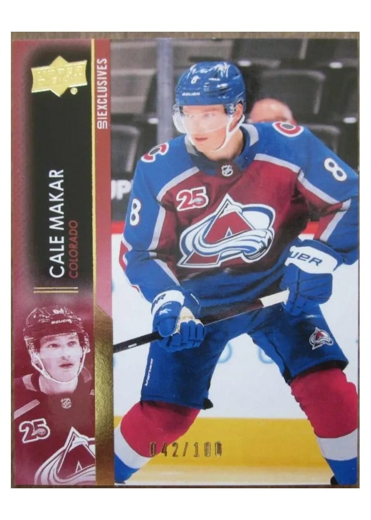 2021 Upper Deck Cale Makar #50 card