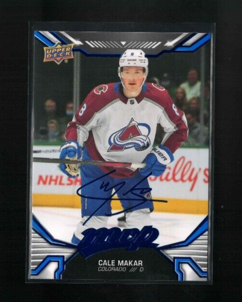 2022 Upper Deck MVP Cale Makar #8 card