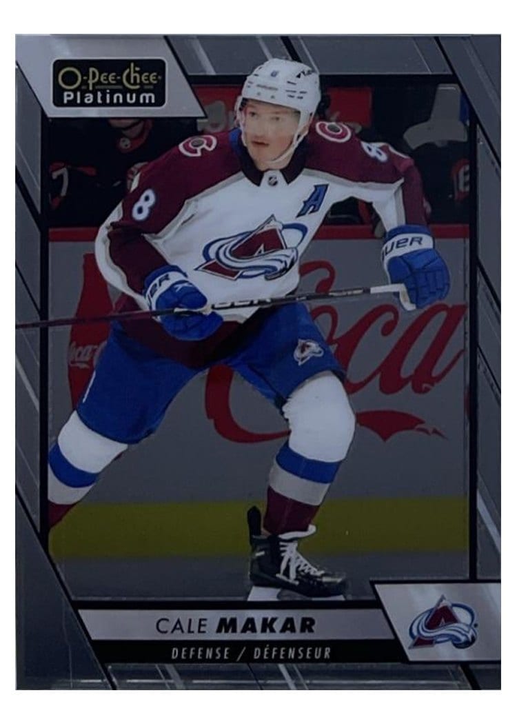 2023-24 O-Pee-Chee Platinum Base Set Cale Makar #2 card