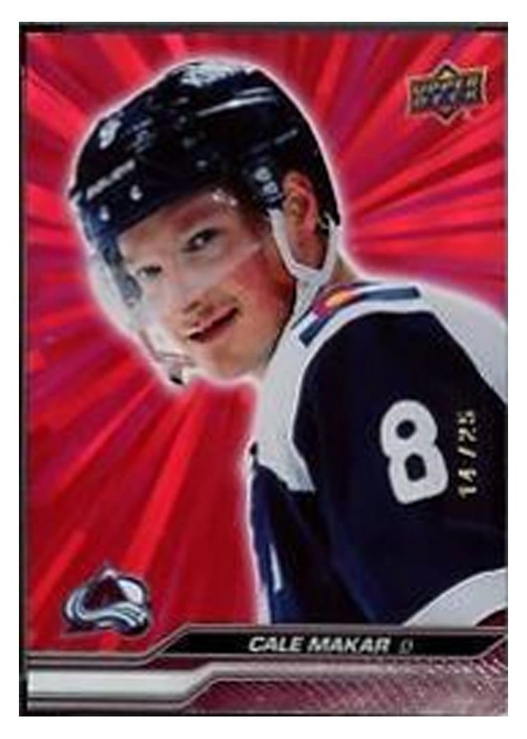2023-24 Upper Deck Base Set Cale Makar #295 card