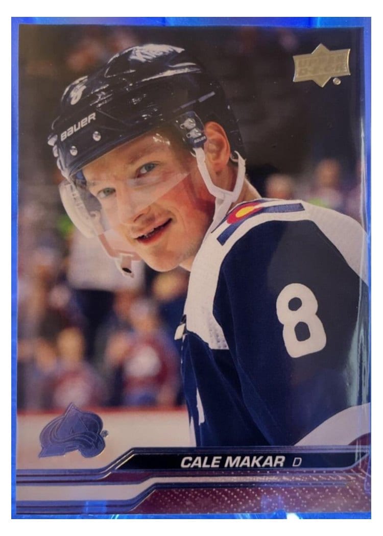 2023-24 Upper Deck Base Set Cale Makar #295 card