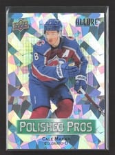2023 Upper Deck Allure Polished Pros Cale Makar #PP-1 card