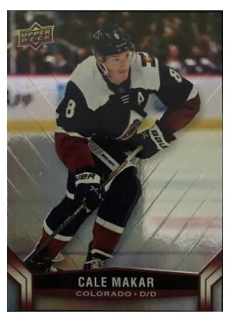 2023 Upper Deck Tim Hortons Cale Makar #8 card