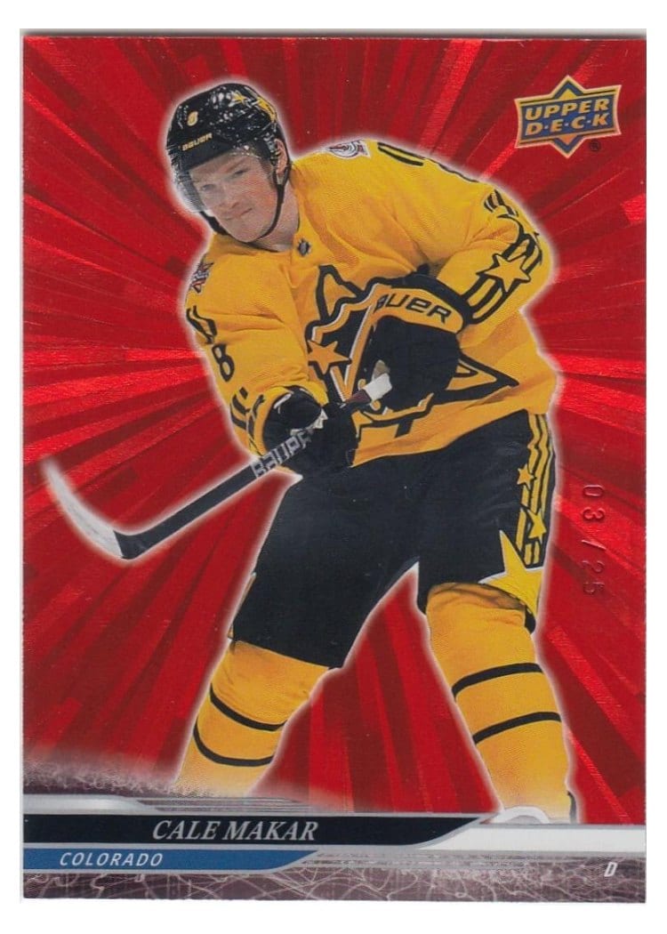 2024-25 Upper Deck Base Set Cale Makar #681 card