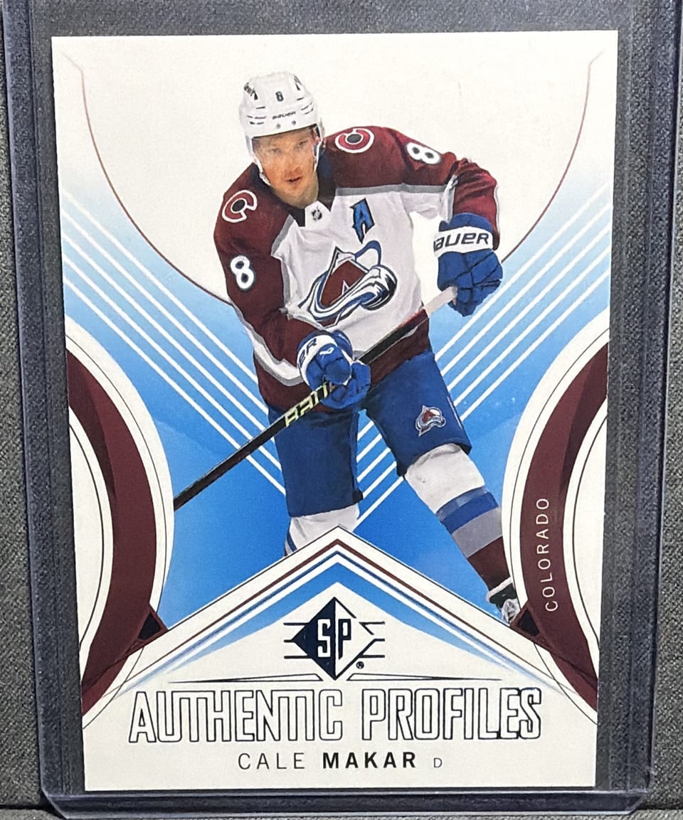 2024 SP Authentic Profile Cale Makar #AP-2 card