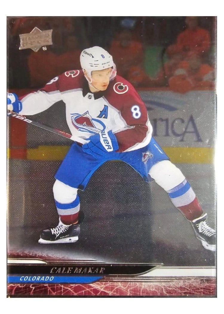 2024 Upper Deck Cale Makar Clear Cut #48 card