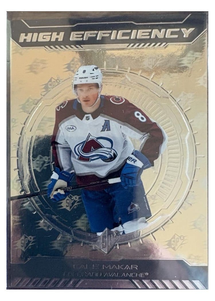 2025-26 SPx High Efficiency Cale Makar #HE-2 card