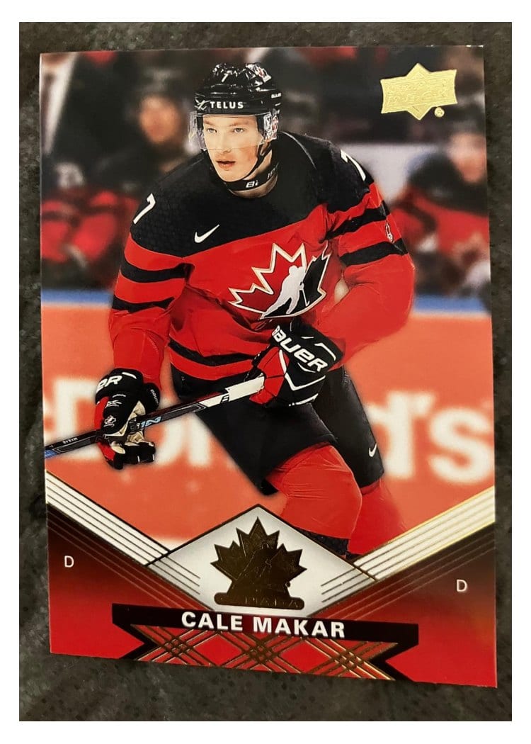 2025-26 Tim Hortons Team Canada Olympic Hockey Base Set Cale Makar #50 card