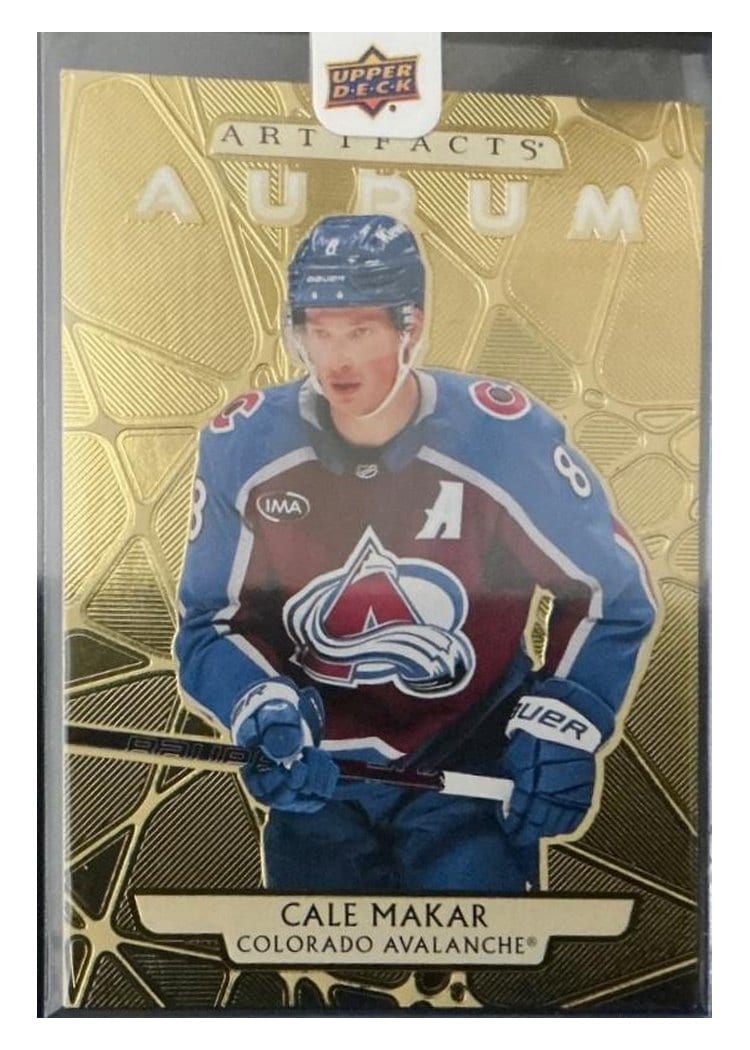 2025-26 Upper Deck Artifacts Aurum Bounty Cale Makar #AB-MA card
